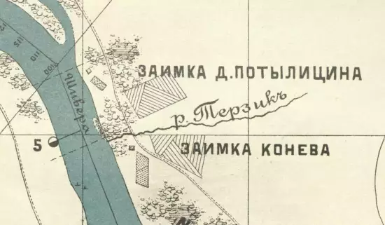 Карта реки Малый Енисей Ха-Кем  - screenshot_1840.webp