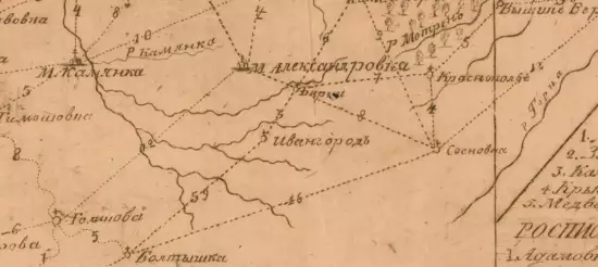 Географическая карта Чигиринскаго уезда Киевской губернии 1808 года - screenshot_1894.webp