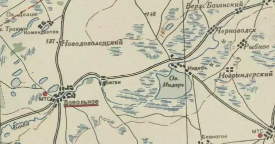 Карта Доволенского района Новосибирской области 1944 года - screenshot_1956.webp