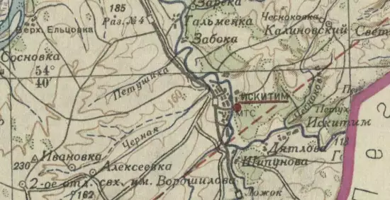 Карта Искитимского района Новосибирской области 1944 года - screenshot_1966.webp