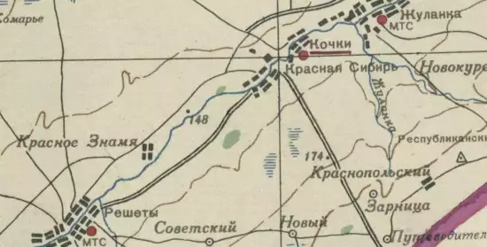 Карта Кочковского района Новосибирской области 1944 года - screenshot_1974.webp