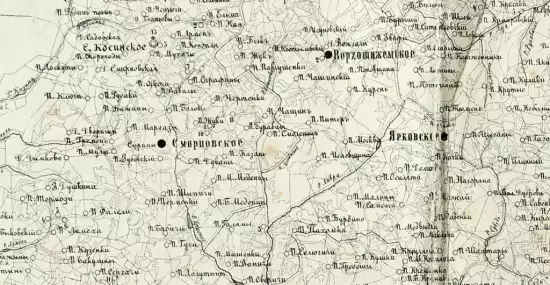 Карта Орловский уезд Вятской губернии 1898 года -  Орловский уезд Вятской губернии 1898 года (2).webp