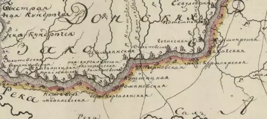 Карта границы Российской Империи между Каспийским и Черным Морем 1791 год - screenshot_2091.webp