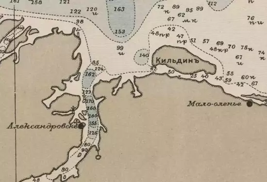 Карта глубин промыслового пространства Мурмана 1906 года - screenshot_2109.webp