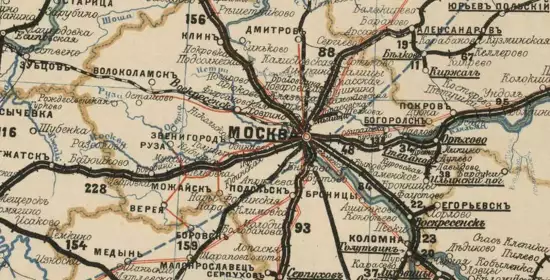 Карта железных, шоссейных и водных путей сообщения Европейской России 1900 года - screenshot_2116.webp