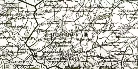 Карта Котельнического уезда Вятской губернии 1893 год -  Котельнического уезда Вятской губернии 1893 год.webp