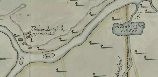 Ландкарта части Азовского моря и реки Дона с показанием расположения крепостей 1748 года - screenshot_2162.webp