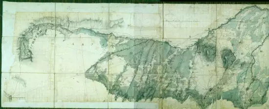 Карта земель Ингушевцев, Карабулаков и Чеченцев 1825 года - screenshot_2186.webp