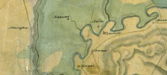 Карта части Чечни по рекам Сунжи, Осев, Аргуну, Хомыку до черных гор - screenshot_2189.webp