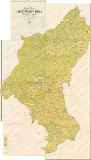 Карта Сарапульского уезда Вятской губернии 1891 год -  Сарапульского уезда Вятской губернии 1891 год (2).webp