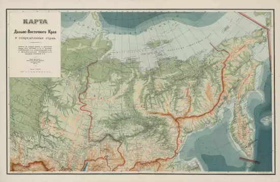 Карта Дальне-Восточного края и сопредельных стран 1926 года - screenshot_2268.webp