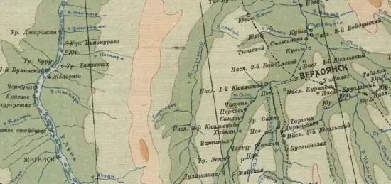 Карта Дальне-Восточного края и сопредельных стран 1926 года - screenshot_2269.webp