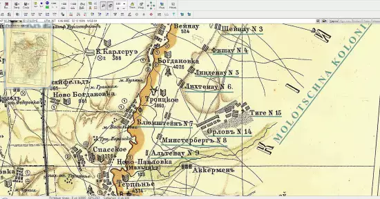 Карта Мелитопольского уезда Таврической губернии 1911 года - screenshot_2286.webp