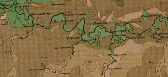 Почвенная карта Николаевского уезда Самарской губернии 1904 года - screenshot_2387.webp
