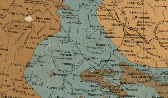 Геологическая карта России и хребтов Уральского и Кавказского 1865 года - image.webp