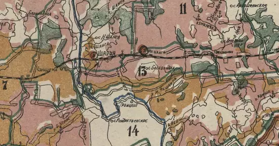 Карта лесов госфонда Нижегородского края 1932 года - screenshot_2399.webp