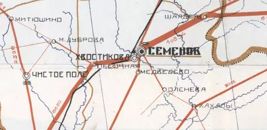 Карта гужевых дорог Нижегородской губернии 1929 года - screenshot_2409.webp