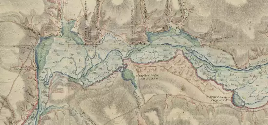 Карта рек Днепра и Буга от Елисаветградской границы вниз до соединения их вод и устья лимана 1775 года - screenshot_2429.webp