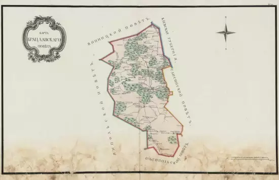 Карта Брацлавского повета уезда 1802, 1809 и 1815 гг. - screenshot_2598.webp