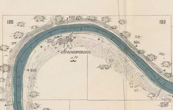 Навигационная карта р. Лены от с. Туруки до с. Никольского 1913 года - screenshot_2621.webp