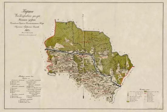 Карта Чебоксарского уезда Казанской губернии 1912 год - screenshot_2632.webp