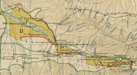 Карта долины реки Чу с показанием сельхоз районов и районов орошения - screenshot_2639.webp