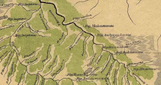 Отчетная топографическая карта Васюганской Тундры 1882 год - screenshot_2667.webp