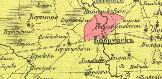 Карта народонаселения Минской губернии по исповеданиям 1864 год - screenshot_2700.webp