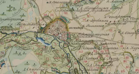 Генеральный план ПГМ Путивльского уезда Курской губернии 1785 года - screenshot_2735.webp