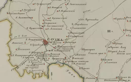 Карта Старооскольского уезда Курской губернии 1785 года - screenshot_2781.webp