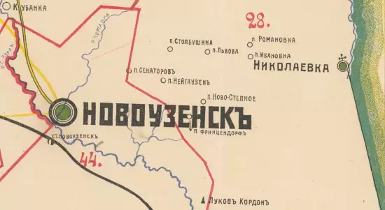 Карта Новоузенского уезда Самарской губернии 1912 год - screenshot_2837.webp