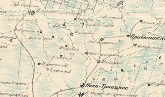 Карта Томской губернии 1921 года 10 верст - screenshot_2852.webp
