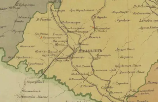 Карта Вятской губернии XIX века - screenshot_2866.webp