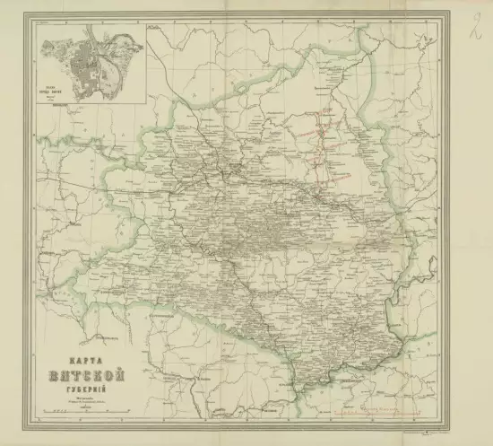 Карта Вятской губернии XIX века - screenshot_2867.webp