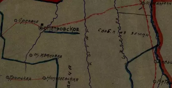 Карта районов Ачинского уезда Енисейской губернии - screenshot_2910.webp