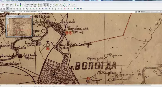 Карта Вологодского уезда Вологодской губернии 1906 года - screenshot_2950.webp