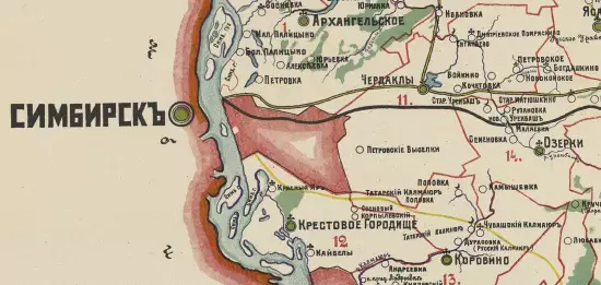 Карта Ставропольского уезда Самарской губернии 1912 год - screenshot_2991.webp
