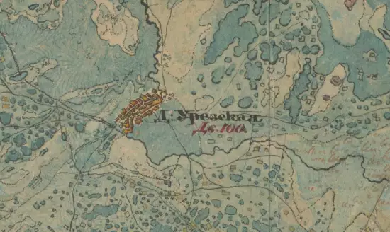 Карта юга Каинского уезда 1833 года, 2 версты -  1845г.webp