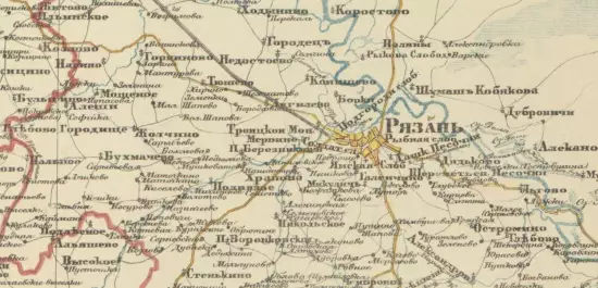 Карта Рязанской губернии 1858 года - screenshot_3011.webp