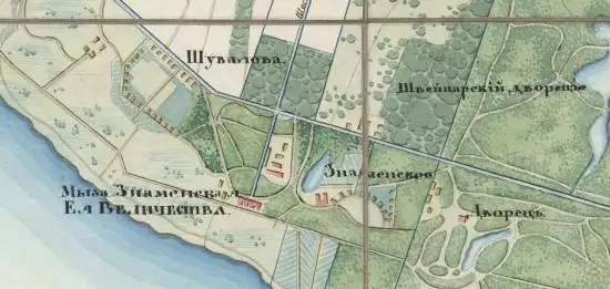 Генеральная карта железной дороги из С.Петербурга в Петергоф 1899 года - screenshot_3079.webp