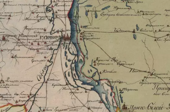 Геометрическая Генеральная карта Симбирской губернии 1780 года - screenshot_3084.webp