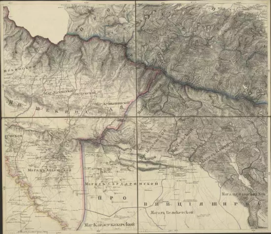 Подробная карта Кавказского края 1838 года - screenshot_3089.webp
