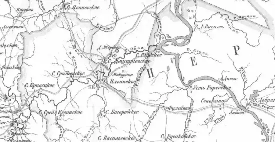 Карта Соликамского уезда Пермской губернии 1895 года -  Соликамского уезда Пермской губернии 1895 года (1).webp