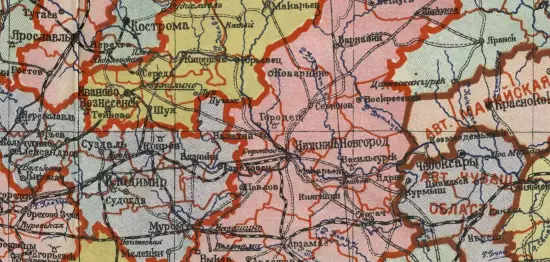 Карта Европейской части Российской Р.Ф.С. Республики 1922 года - screenshot_3187.webp