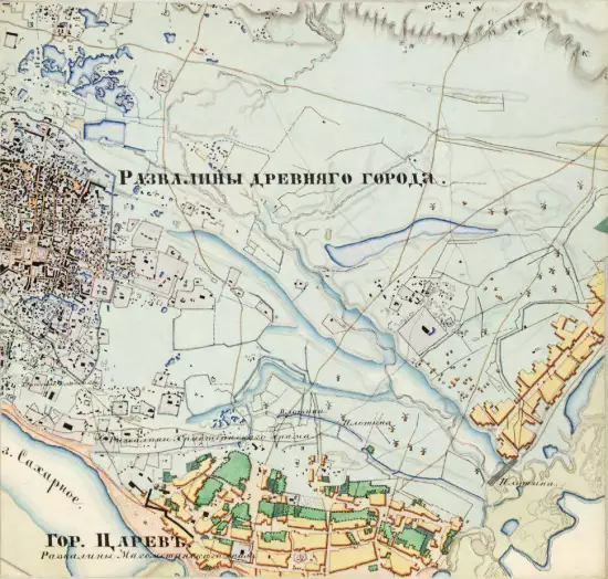 План Царевского уезда части древних развалин 1842 год - screenshot_3192.webp