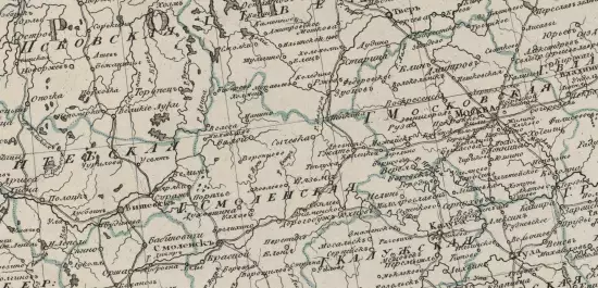 Карта Европы с пограничными частями Азии и Африки 1816 год - screenshot_3208.webp