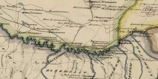 Карта Кавказского края с пограничными землями 1834 год - screenshot_3215.webp